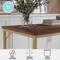 Martha Stewart 23.5 in. D X 47.25 in. W X Engineered Wood, Steel, Walnut Top/Polished Brass Frame XU-M-BLK-106-BR-GLD-MS - alternate 7